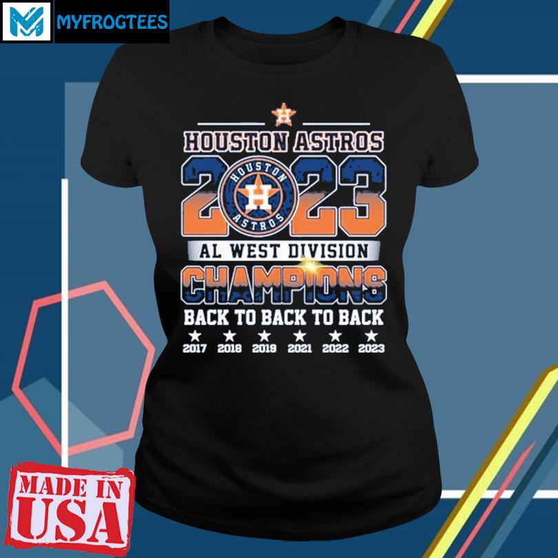 Official 2023 Houston Astros AL West Division Champions Back To