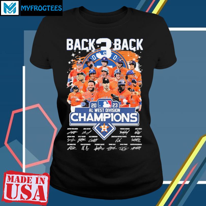 Houston Astros 2023 AL West Division Champions Shirt