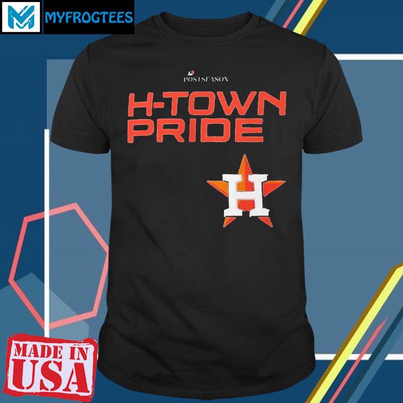 Houston Astros Post Season H-town Nike Tee Shirt Size Large