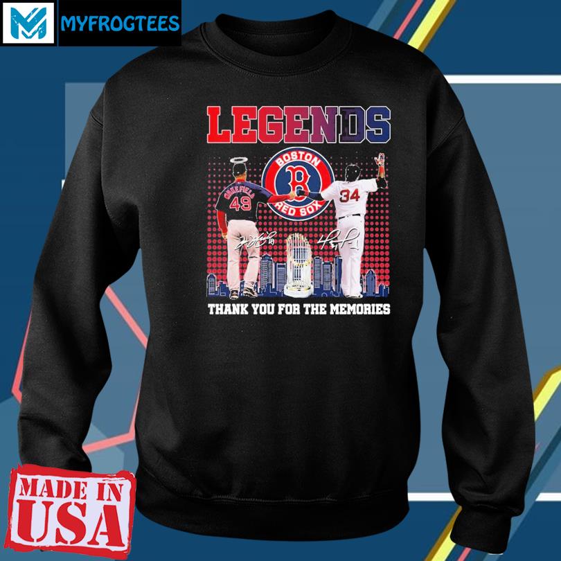 Legends Boston red sox thank you for the memories shirt, hoodie, sweater,  long sleeve and tank top