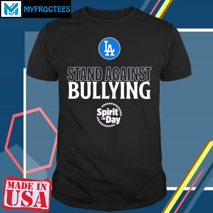 Premium Los Angeles Dodgers Spirit day stand against bullying shirt -  NemoMerch