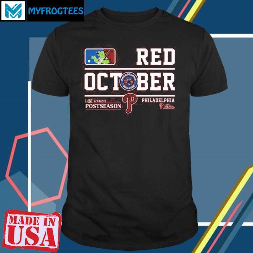 Nice philadelphia Phillies Red October 2023 Postseason Shirt