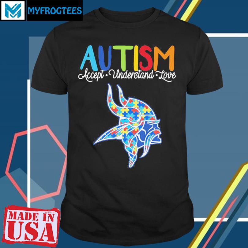 Autism Minnesota Vikings Clothing T-Shirt - TeeNavi