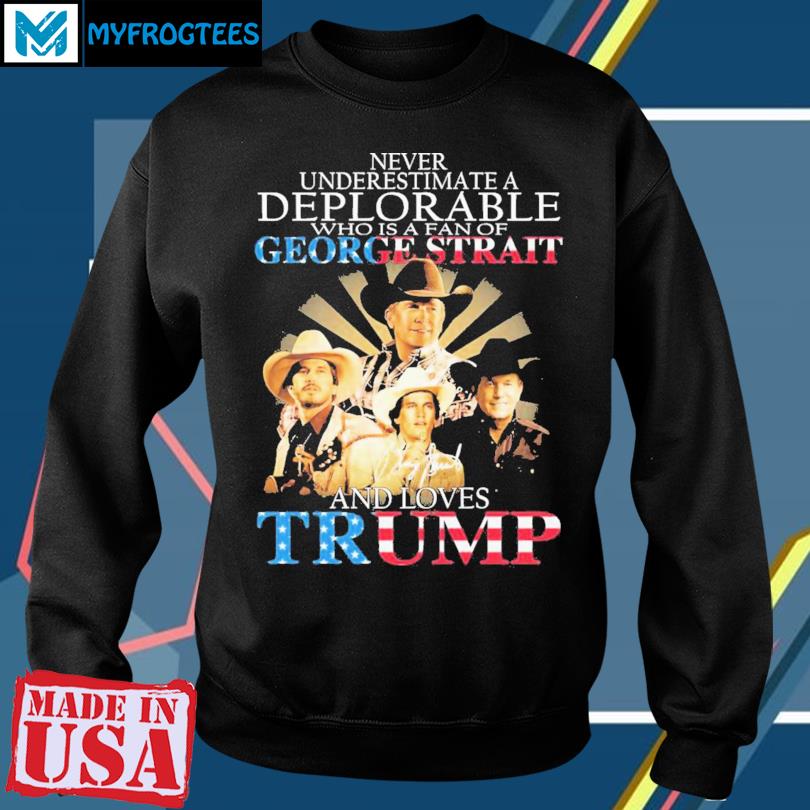 Never underestimate a deplorable who is a fan of Dallas Cowboys and loves  Trump American flag signatures shirt, hoodie, sweater, long sleeve and tank  top