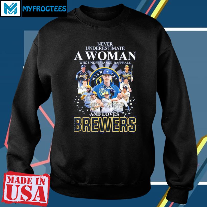 Design real women love baseball smart women love the milwaukee brewers shirt,  hoodie, sweater, long sleeve and tank top