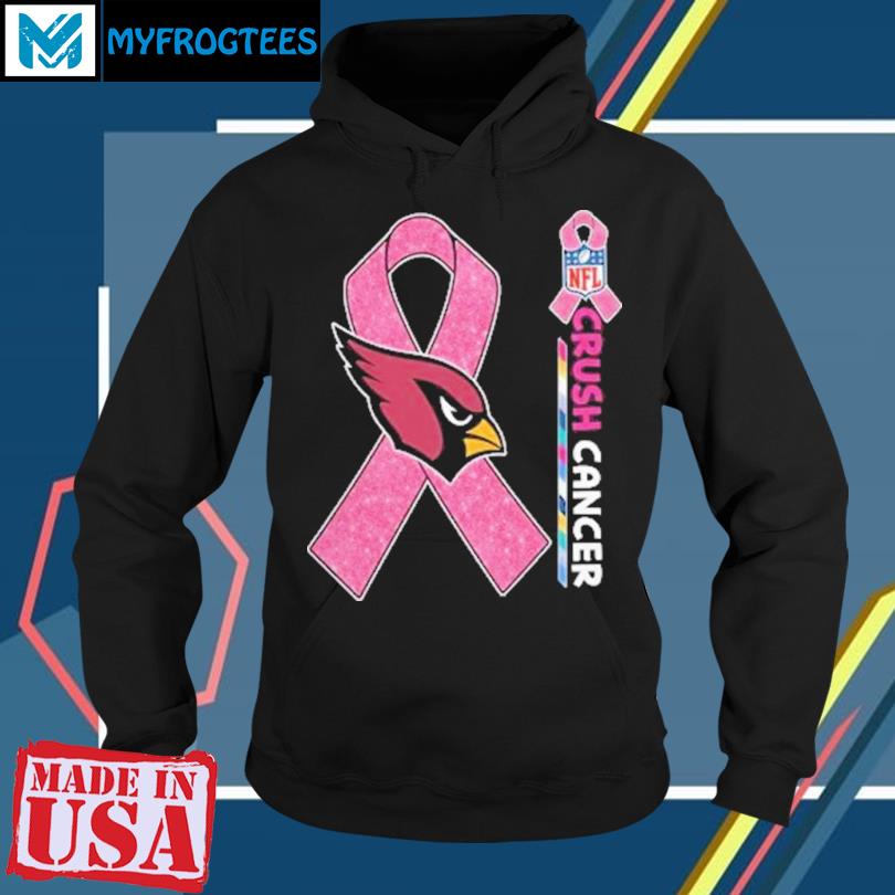 Crush Cancer Arizona Cardinals NFL Shirt Cancer Support Women Men