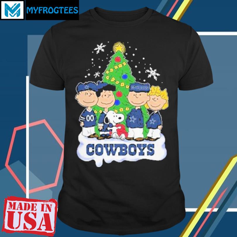 Happy Merry Christmas Snoopy Dallas Cowboys logo gift shirt