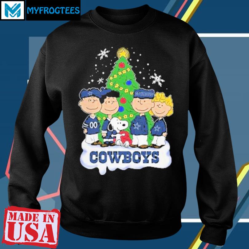 Snoopy The Peanuts Dallas Cowboys Christmas Shirt - High-Quality