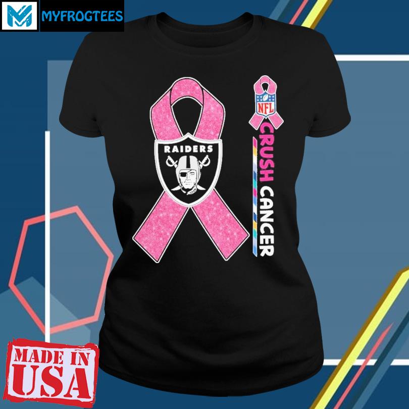 las Vegas Raiders NFL Crush Cancer Shirt - Bring Your Ideas