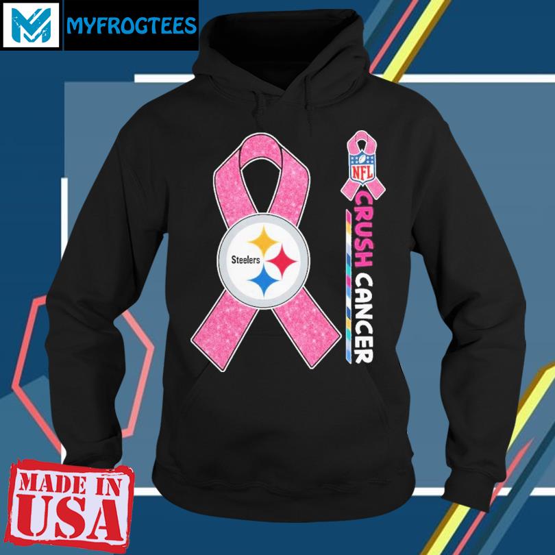 Official Pittsburgh Steelers NFL crush cancer T-shirt, hoodie, tank top,  sweater and long sleeve t-shirt