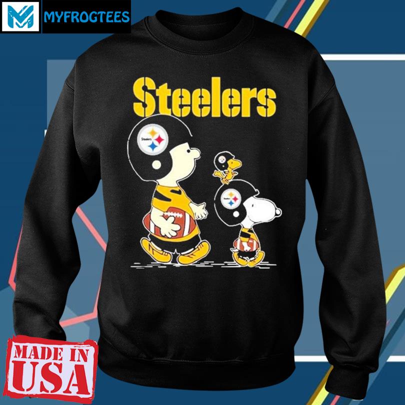 The Peanuts Snoopy And Friends Cheer For The Pittsburgh Steelers NFL Shirt