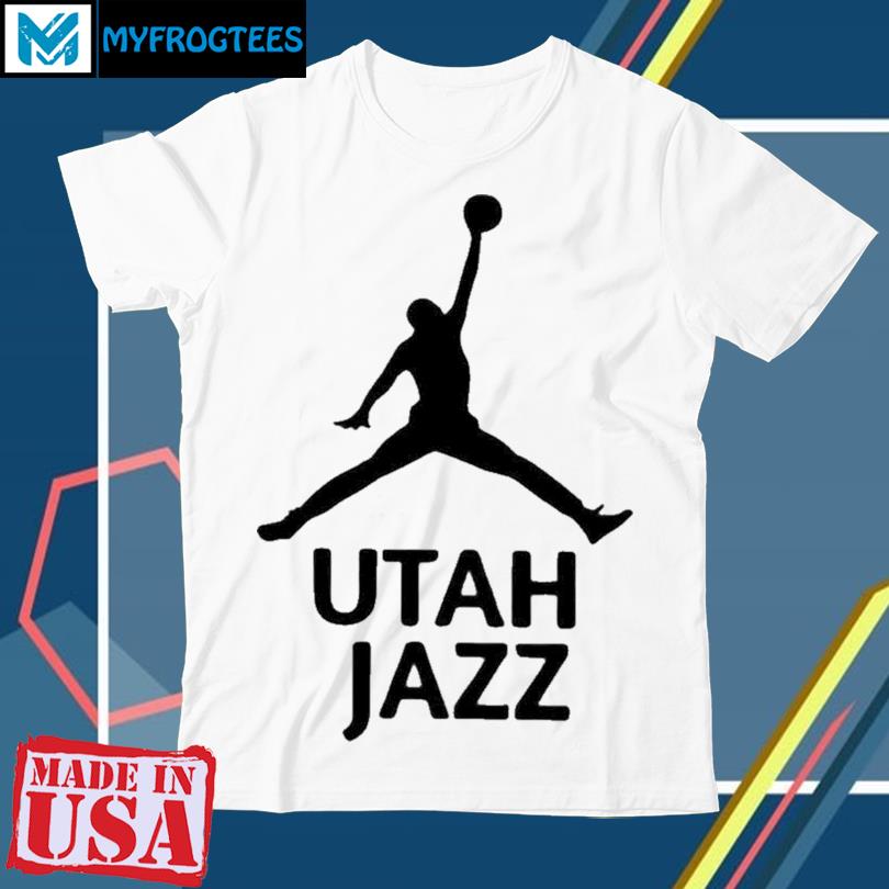Utah Jazz Michael Jordan Jumpman T-Shirt - Yesweli