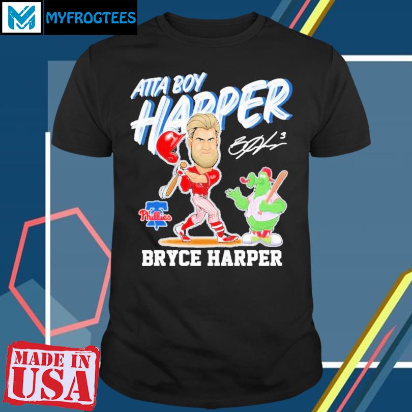 Bryce Harper Philadelphia Phillies Women's Royal Roster Name & Number T- Shirt 