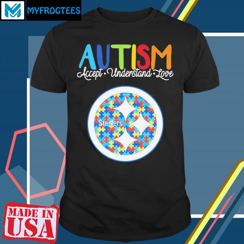 Pittsburgh Steelers Logo Football Autism Awareness T-Shirt - T-shirts Low  Price