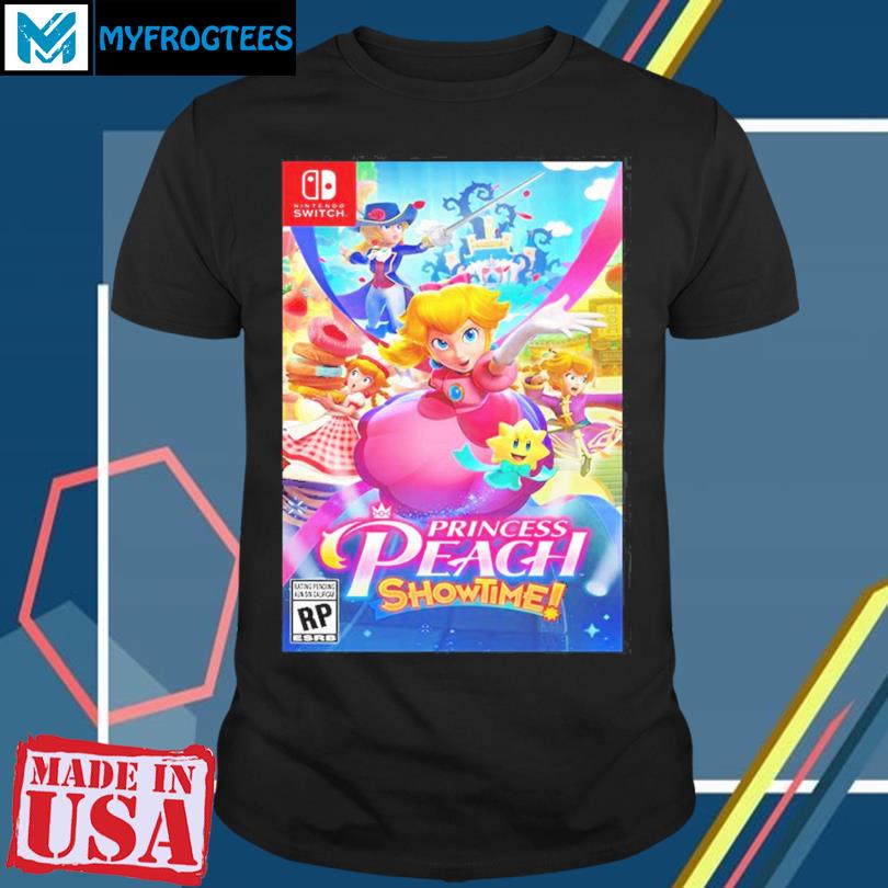 Princess Peach Showtime New Box Art Has Been Updated Nintendo Switch Unisex  T-Shirt - Mugteeco