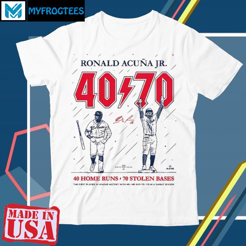 Ronald Acuña Jr Mr. 40 70 shirt, hoodie, sweater, long sleeve and tank top