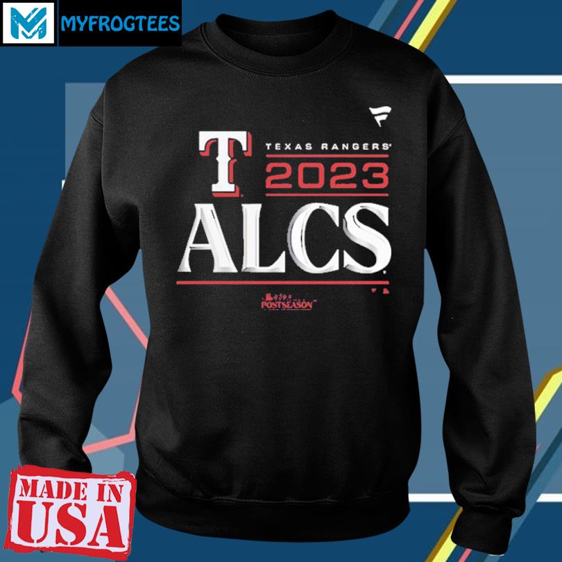 Texas Rangers Fanatics 2023 Alcs Locker Room Shirt