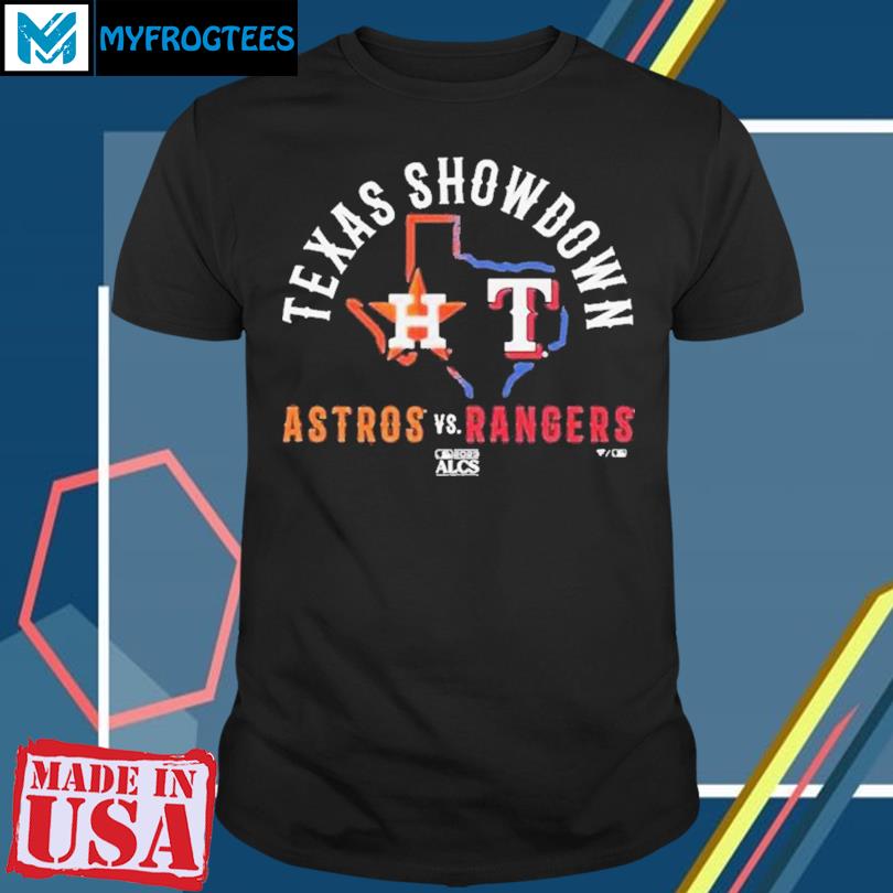 Texas Showdown Houston Astros Vs Texas Rangers 2023 Alcs T-Shirt