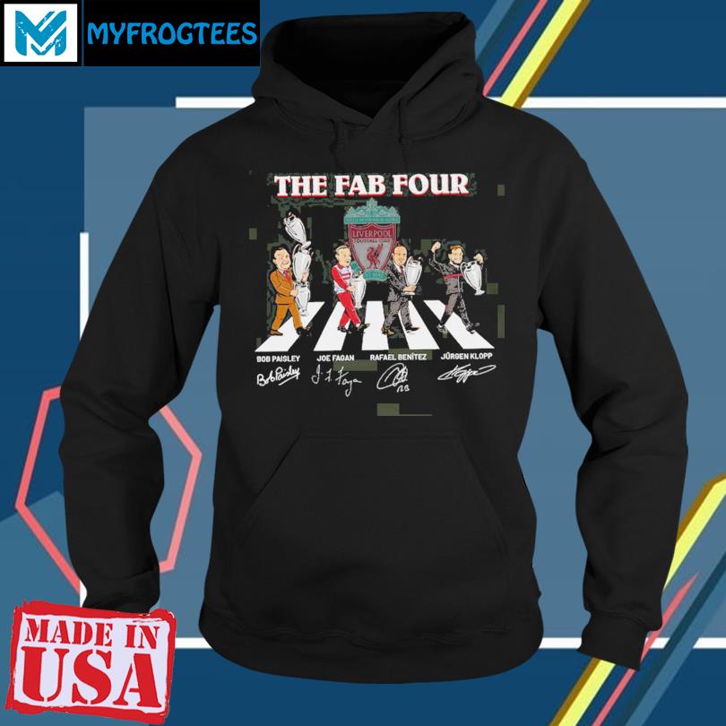 The Fab Four Chibi Abbey Road Signatures Shirt, hoodie, sweater