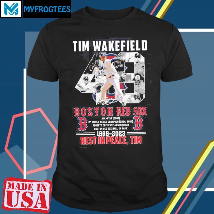 Tim Wakefield Shirt Mlb Shirt Boston Red Sox - High-Quality Printed Brand