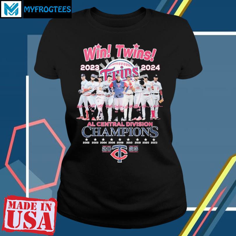 Win Twins Al Central Division Champions 2023 – 2024 Minnesota Twins Shirt -  StyleIconsTee