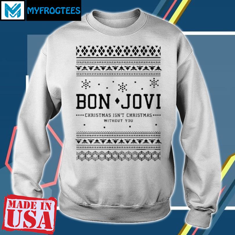 Bon jovi best sale christmas sweatshirt