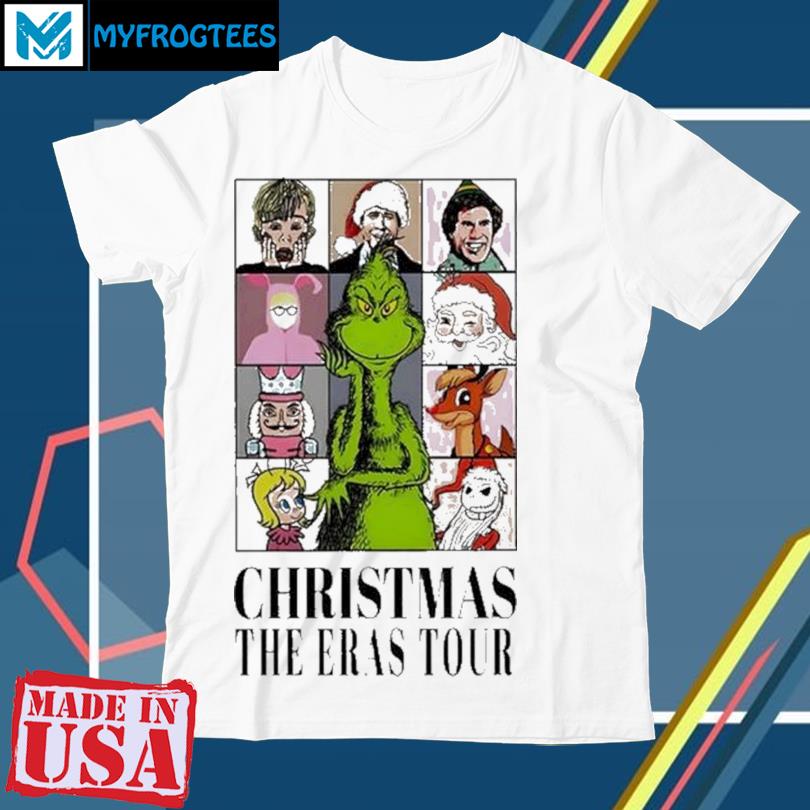 Christmas The Grinch Eras Tours 2023 T-Shirt