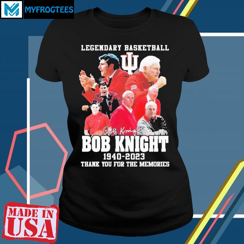 Legendary Basketball Bob Knight 1940-2023 Thank You For The