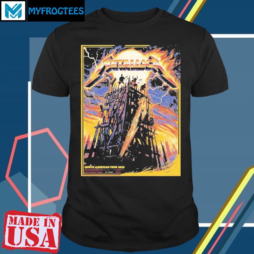 Metallica World Tour North American 2023 Night Two of M72 St Louis At The  Dome at Americas Center St Louis MO November 5th Unisex T-Shirt - Horusteez