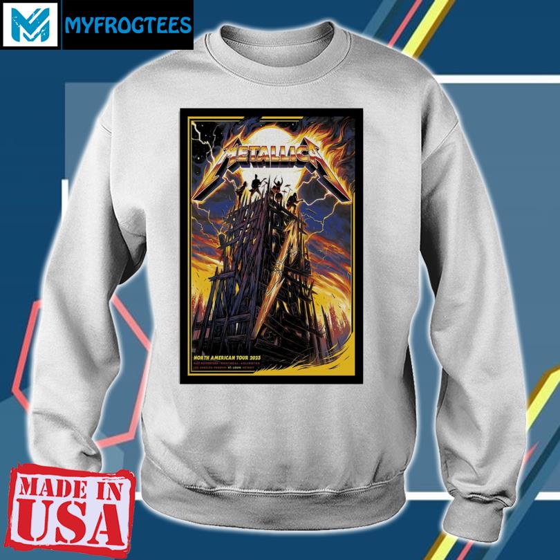 Metallica Tour St. Louis 2023 Poster shirt, hoodie, sweatshirt for men and  women