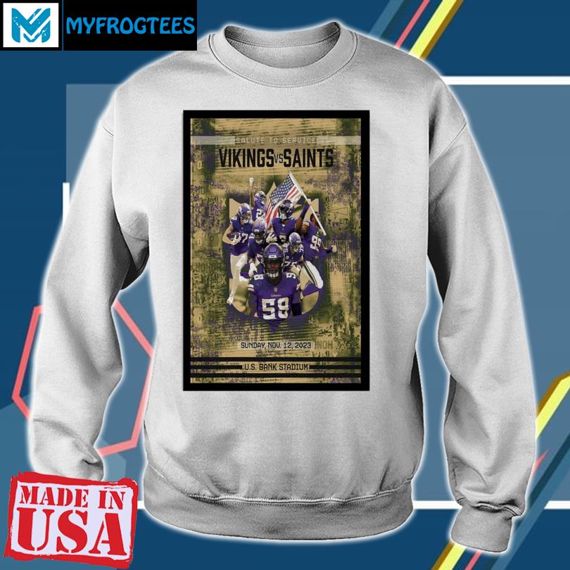 Saints salute to hotsell service long sleeve shirt