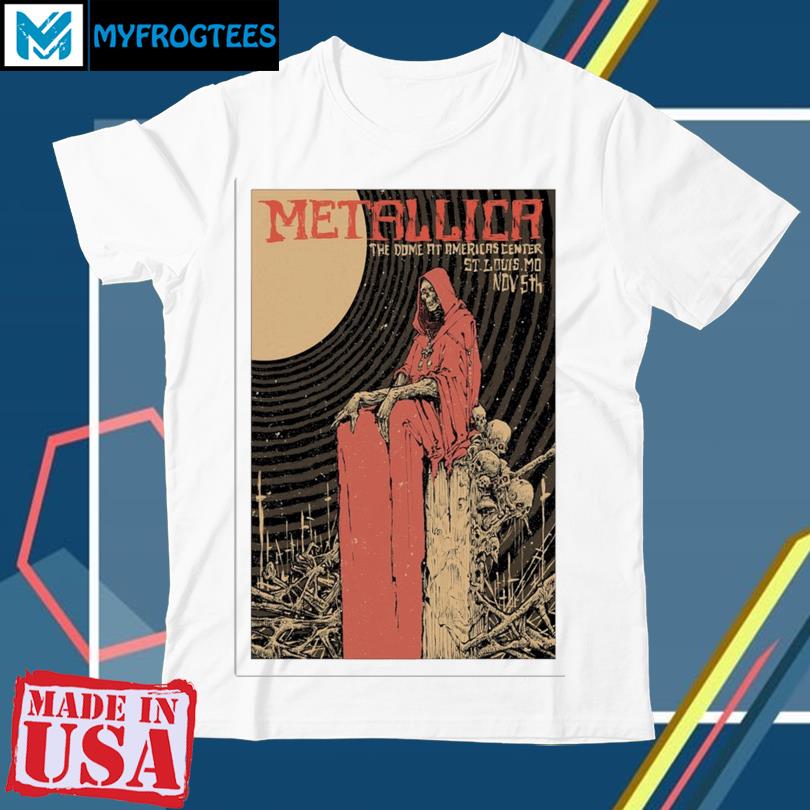 Stream Metallica M72 World Tour St. Louis 2023 Poster Shirt by goduckoo