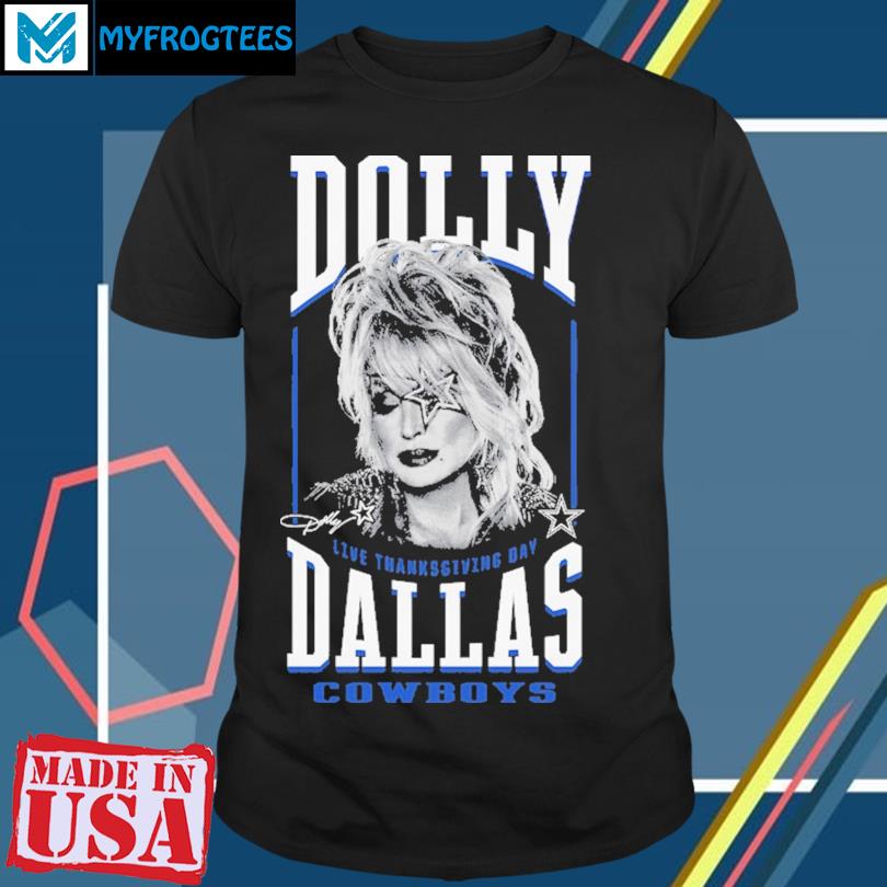 Unisex Black Dallas Cowboys Dolly Parton Live T-Shirt