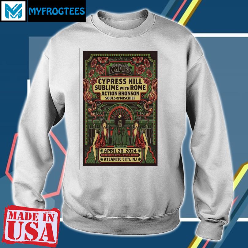 Cypress Hill April 20 2024 Atlantic City, NJ Poster T-Shirt