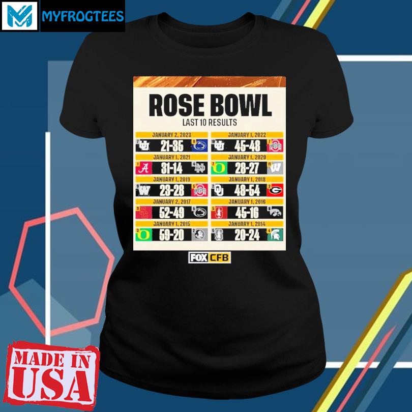 rose bowl 2019 t shirts