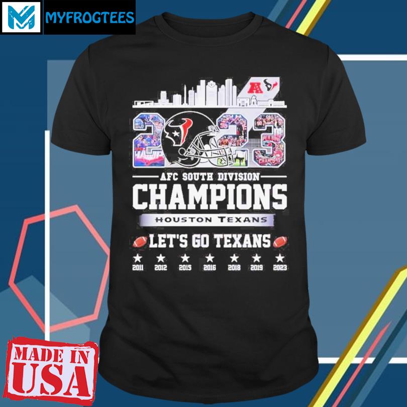 Texans division sale champs shirt 2015