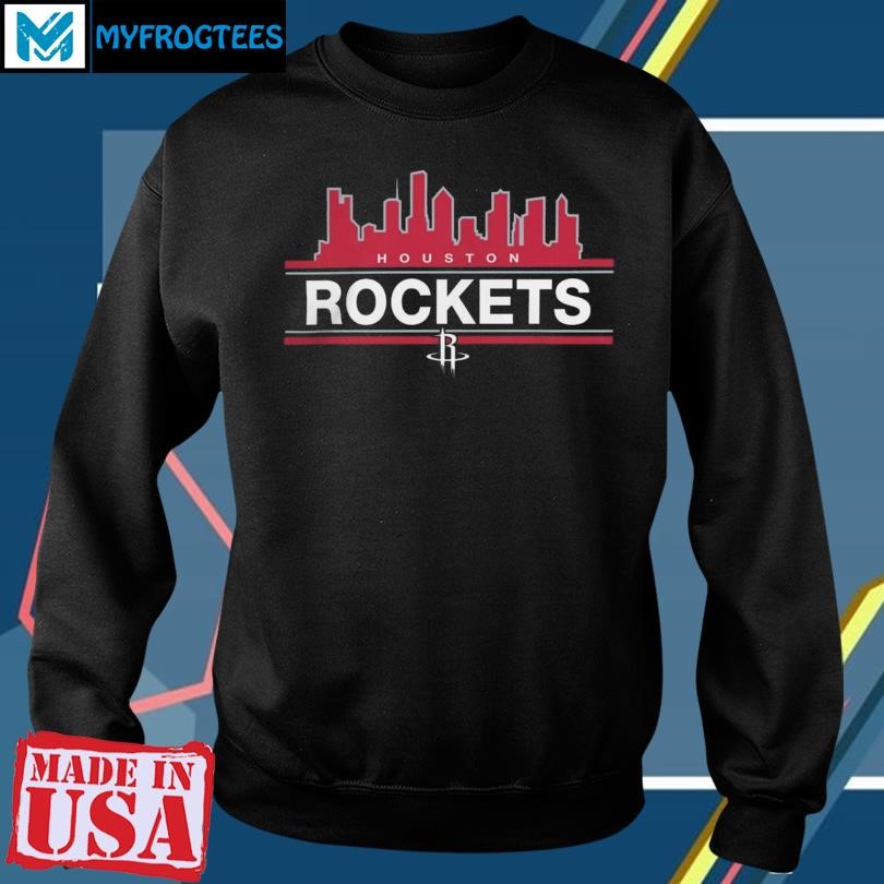 Houston Rockets Merch New Era Houston Rockets Skyline Shirt