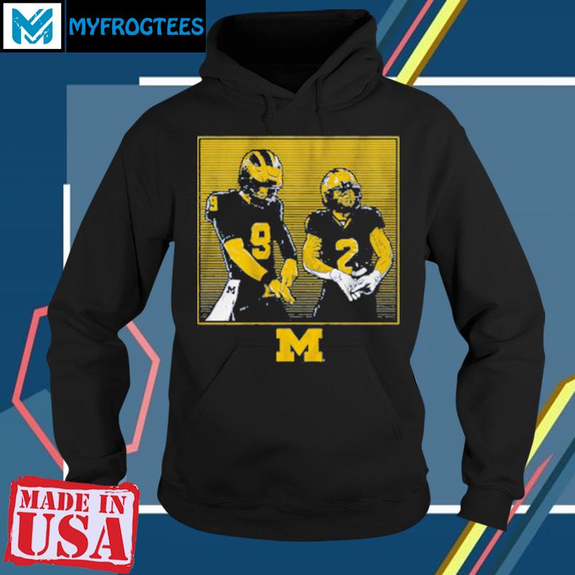 MICHIGAN FOOTBALL J J MCCARTHY BLAKE CORUM RINGS T Shirt hoodie