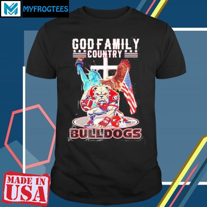 God Family Country Georgia Bulldogs 2024 T-Shirt