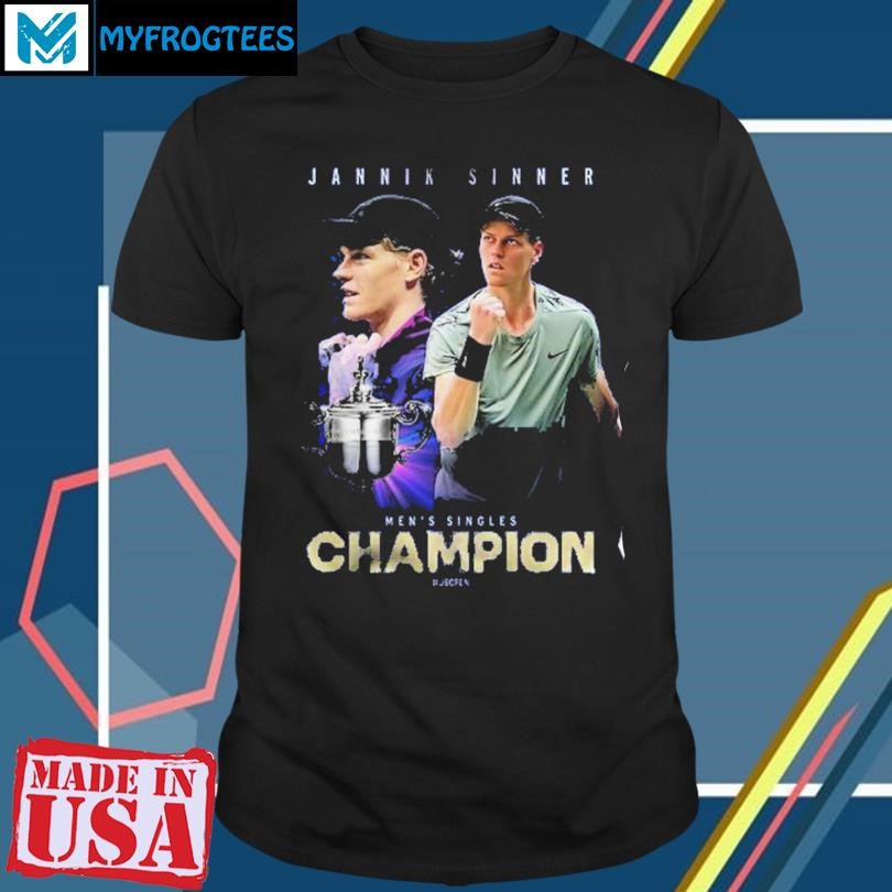 Jannik Sinner US Open Tennis New York City 2024 Men’s Singles Champion Shirt