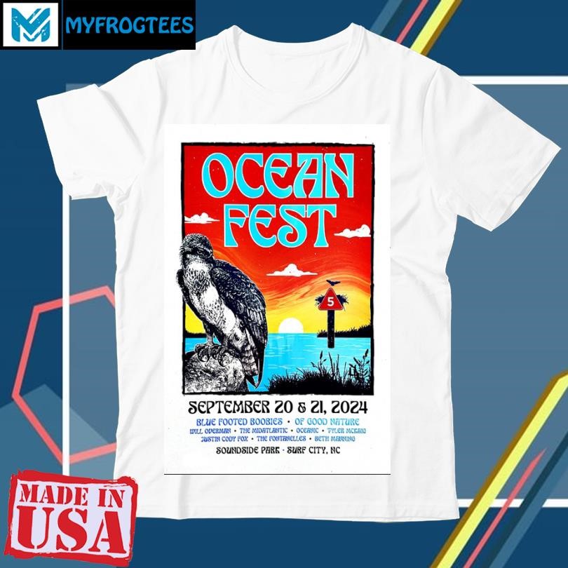 Ocean fest soundside park in surf city nc sept 20-21 2024 poster Shirt