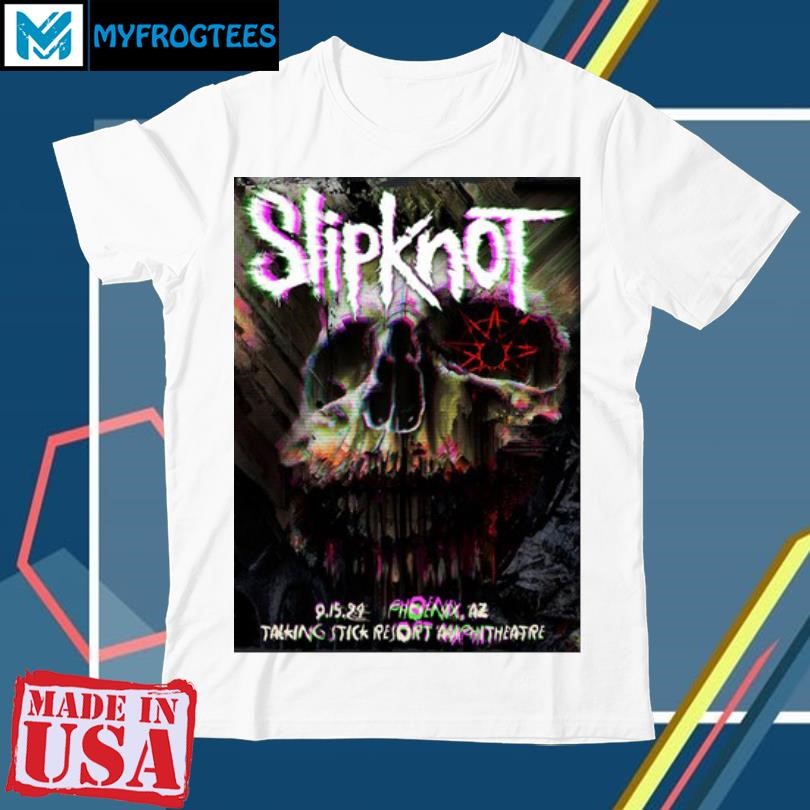 Slipknot Sept 15 2024 Talking Stick Resort Amphitheatre Concert Shirt