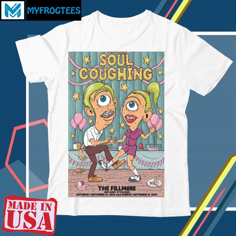 Soul Coughing Sept 15 2024 The Fillmore in San Francisco, CA Tour Poster Shirt