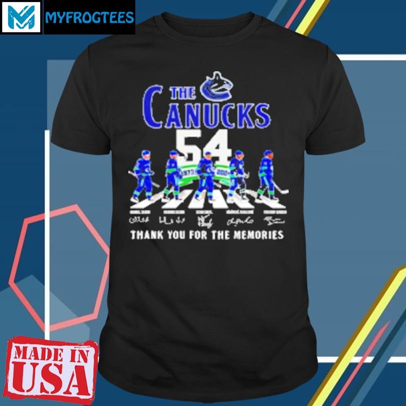 The Canucks 54 Years Of 1970 2024 Thank You For The Memories T-Shirt