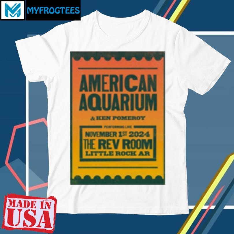 American Aquarium Revolution Music Room in Little Rock AR November 1 2024 Poster T-Shirt