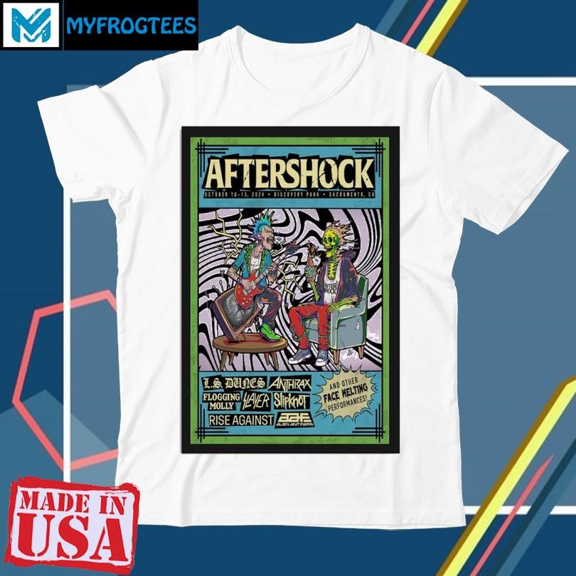 Awesome Tour Poster Aftershock In Sacramento, CA On October 10-13 2024 shirt