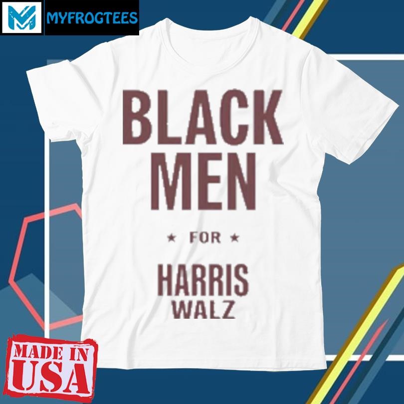 Black men for Harris Walz 2024 T-Shirt