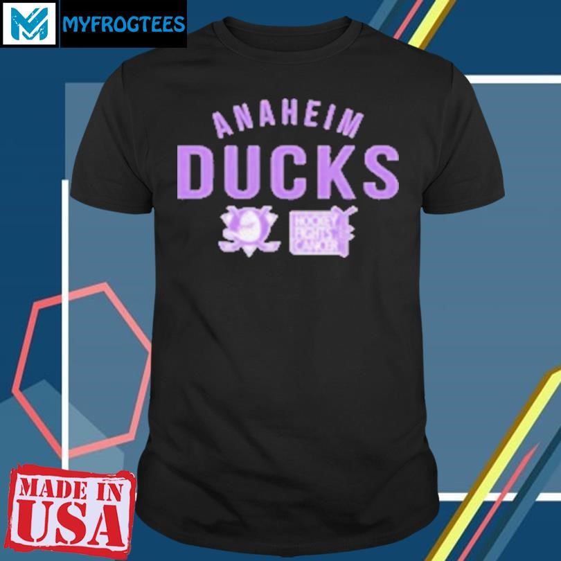 Funny Anaheim Ducks Richmond Resilient Hockey Fights Cancer T-Shirt