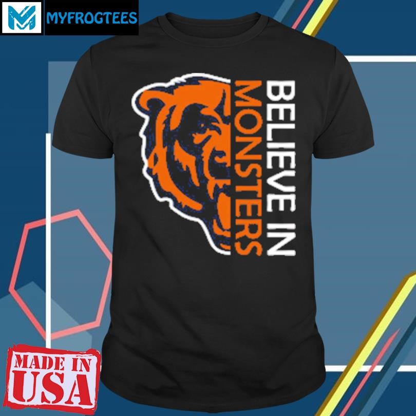 Funny Chicago Bears Graphic Tee – Believe in Monsters T-Shirt