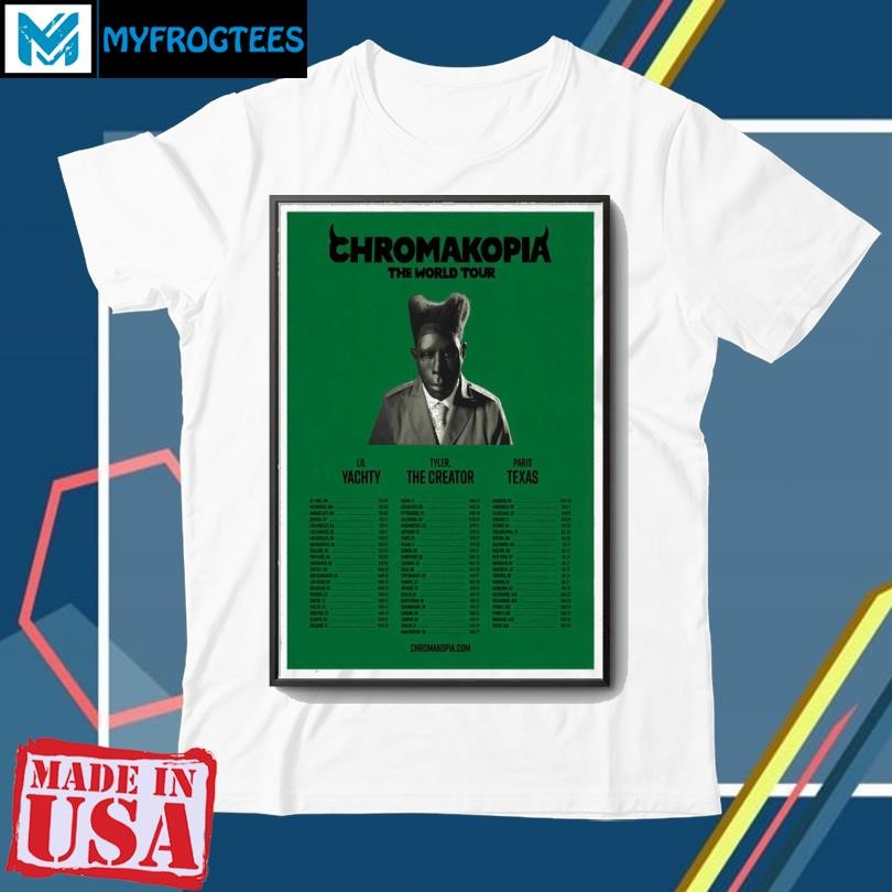 Funny Chromakopia Tyler The World Tour 2025 Poster shirt